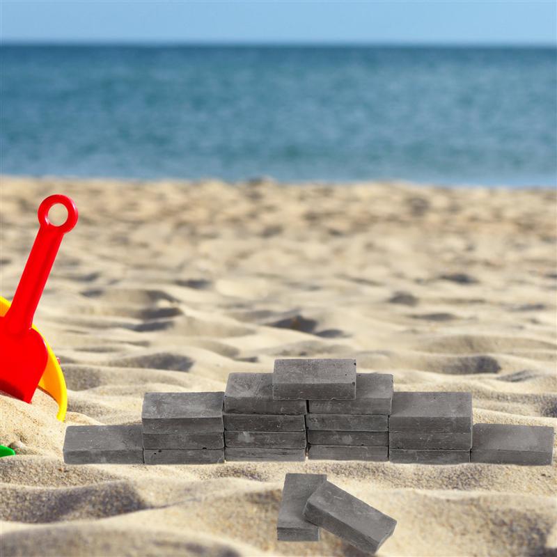 Modèle de brique Miniature pour bricolage, 50 pièces, accessoire de décoration pour cour de jardin, Micro-paysage