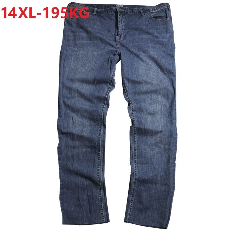 men spring summer jeans plus size 7XL 8XL 9XL 10XL 11XL 12XL 13XL 14XL man big size loose denim pants elasticity oversize jeans