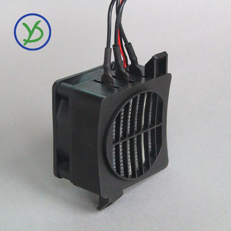 180W 12V Dc Thermostatische Elektrische Kachel Ptc Fan Heater Incubator Heater Verwarmingselement Kleine Ruimte Verwarming