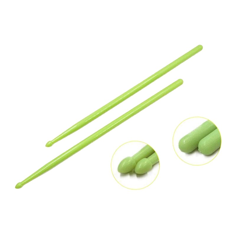 5A Drumsticks Fluorescerende Licht Drumstokken Nylon Drum Sticks Voor Night Optredens Toneelvoorstellingen