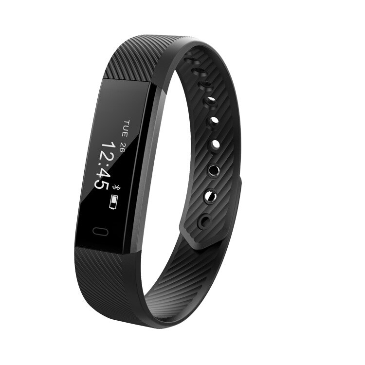 Smart Polsband Fitness Tracker Band Bluetooth Sleep Monitor Horloge Sport Armband Voor Ios Android Telefoon Pk Fit Bit M2 M3 m4 Band: Black