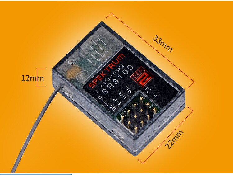 ZK20 Spektrum SR3100 DSM2 receiver for DX3R DX3C DX2E DX5C remote control