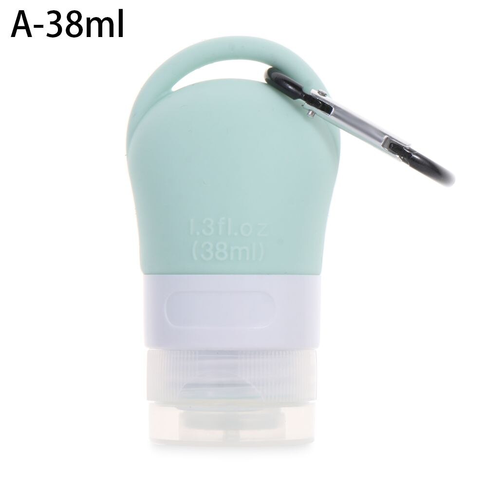 Shower Gel Shampoo Portable Hand Washing Hook Silicone Bottle Sub-bottling Tube Empty Bottles Squeeze Container: A-38ml