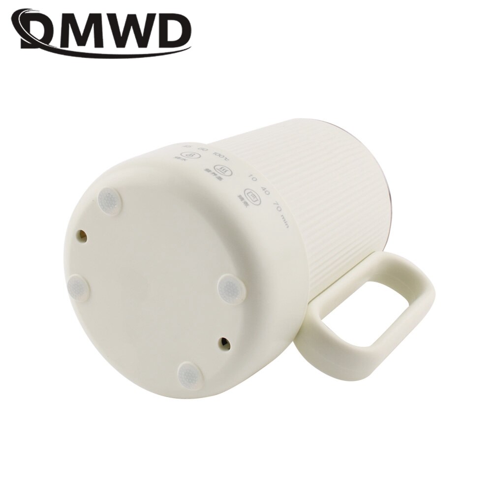 DMWD Household Health Pot Electric Kettle 600ml Tea Maker Office Warmer Milk Boiling Cup Food Egg Steamer Stew Pot Mini Cooker