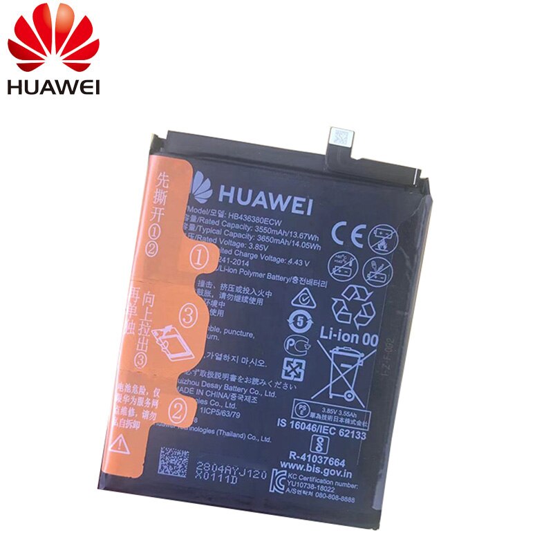 Original Phone Battery For Huawei honor 7C 7A 8 9 9 lite Nova 2 3 4/2i Ascend P10 P20 Huawei P30 P30 Pro Mate 8 9 10 /10 20 Pro