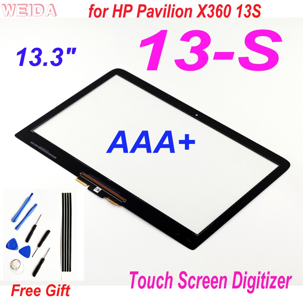 Aaa + 13.3 "Touch Screen Voor Hp Pavilion X360 13S 13-S Serie Touch Screen Digitizer Vervanging 13.3 Inch hp 13-s056nw 13-s003na