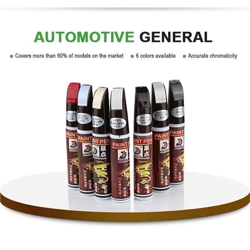 Lápiz reparador para arañazos, 6 estilos para el cuidado de la pintura del coche, herramienta de reparación de estilo Reparación de pintura automática, removedor de arañazos y pintura para el coche