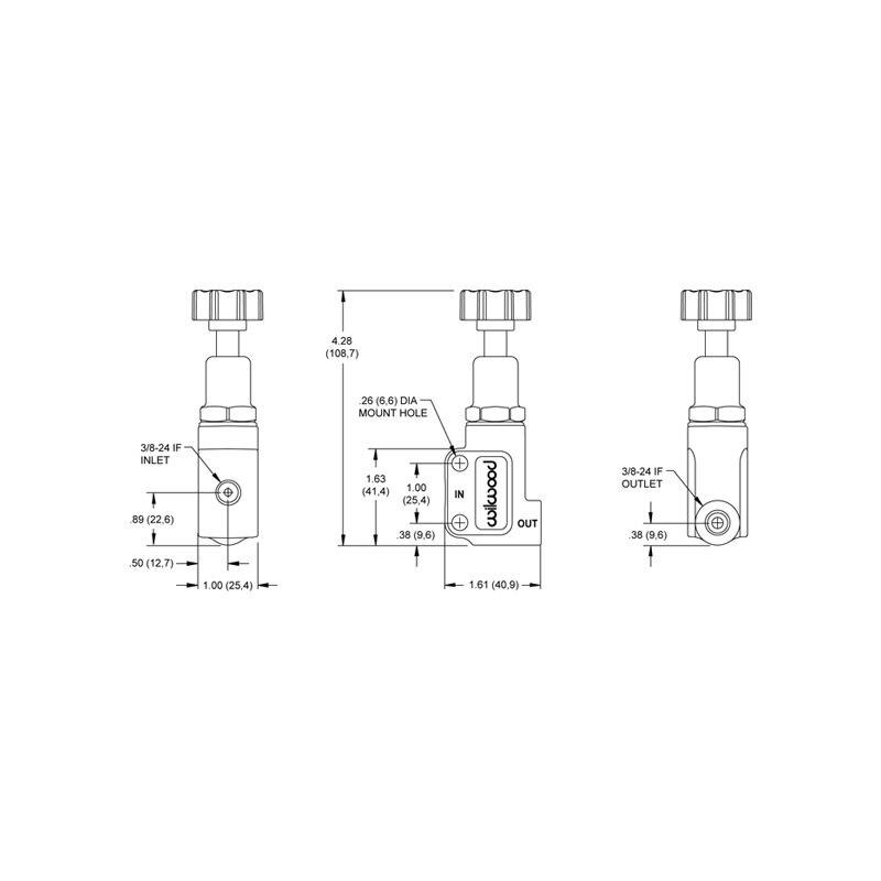 General Application brake proportional valve for car Automobile Refitted Brake Proportional Valve Brake Distribution Valve r30