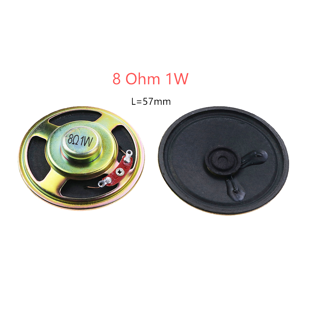 JCD 1 pz 8 ohm / 8R mini altoparlante 0.5w 1W 2W 3W 50mm 57mm 66mm 77mm diametro altoparlante altoparlante