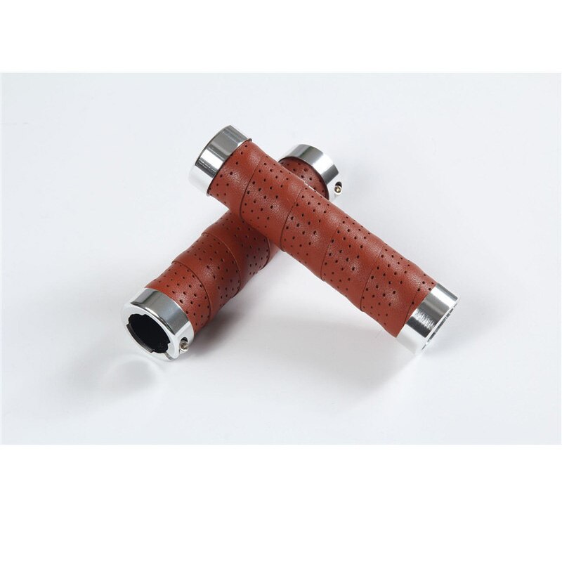 Empuñaduras Retro de microfibra para bicicleta, accesorio para manillar de bicicleta, informal, transpirable, para Brompton, plegable, 4 colores, hecho a mano