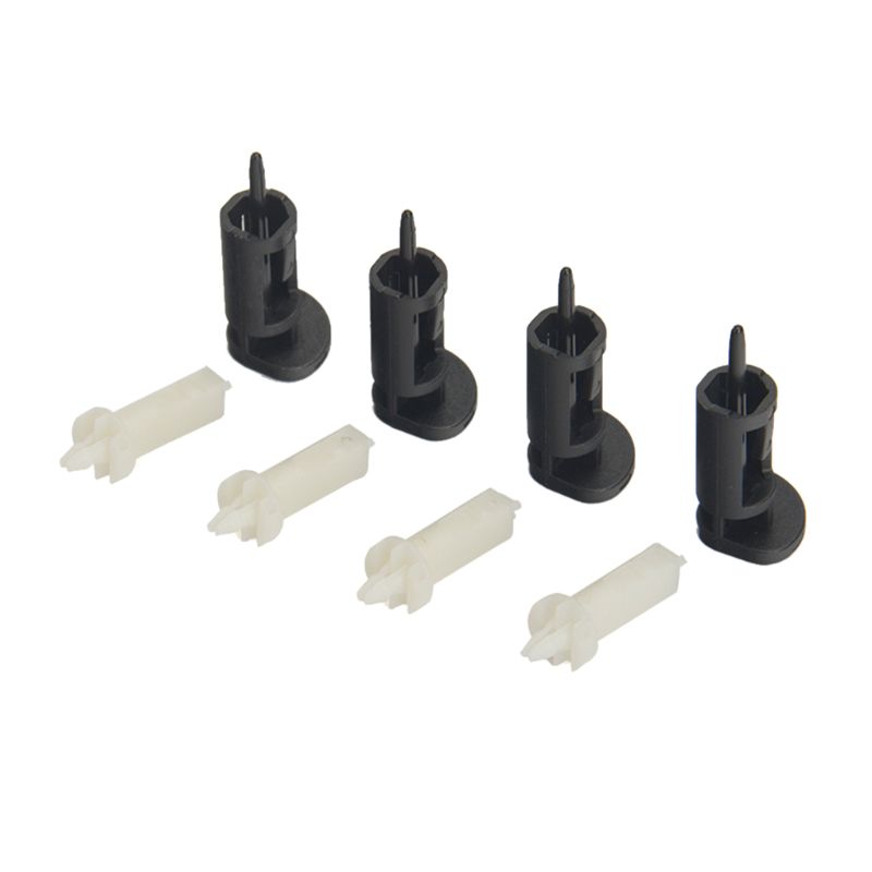 10 par cpu heatsink mount pin plast kjølevifte fester montering klips sokkel