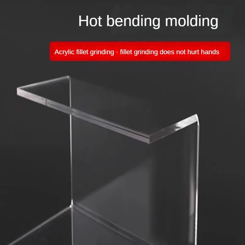 Klare Acryl-Regal, Schreibtisch-Vitrine, Schallwand, Kleiderschrank, Kühlschrank, geschichtete Trennwand, Kosmetik, Spielzeug, Parfüm, Lagerregal