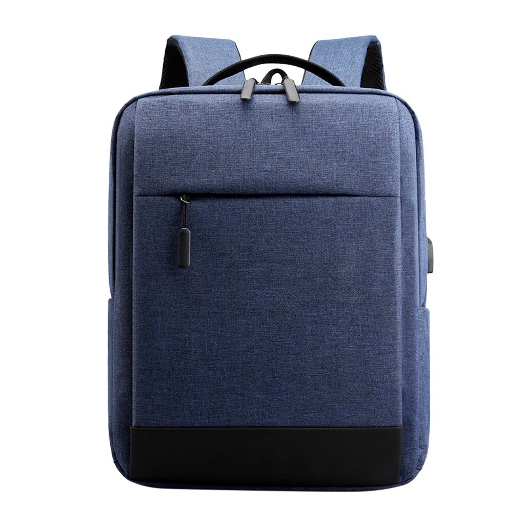 Men Laptop Backpack Men Large Office Work Men Backpack Business Bag Unisex Black Ultralight Backpack Thin Nylon Back Pack #LR2: Dark Blue