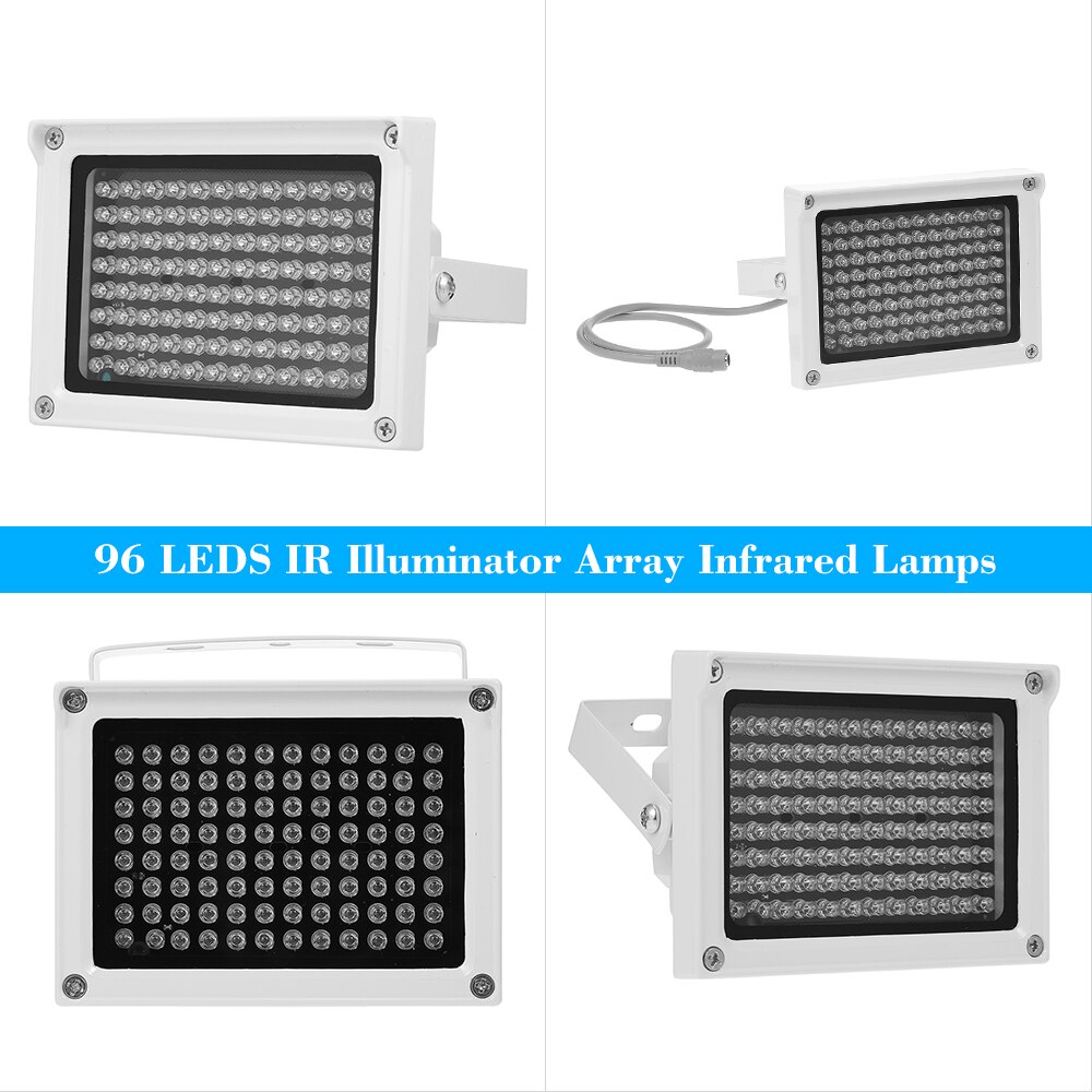 96 Leds Ir Illuminator Array Infrarood Lampen Nachtzicht Outdoor Waterdichte Cctv Vullen Licht Voor Cctv Camera