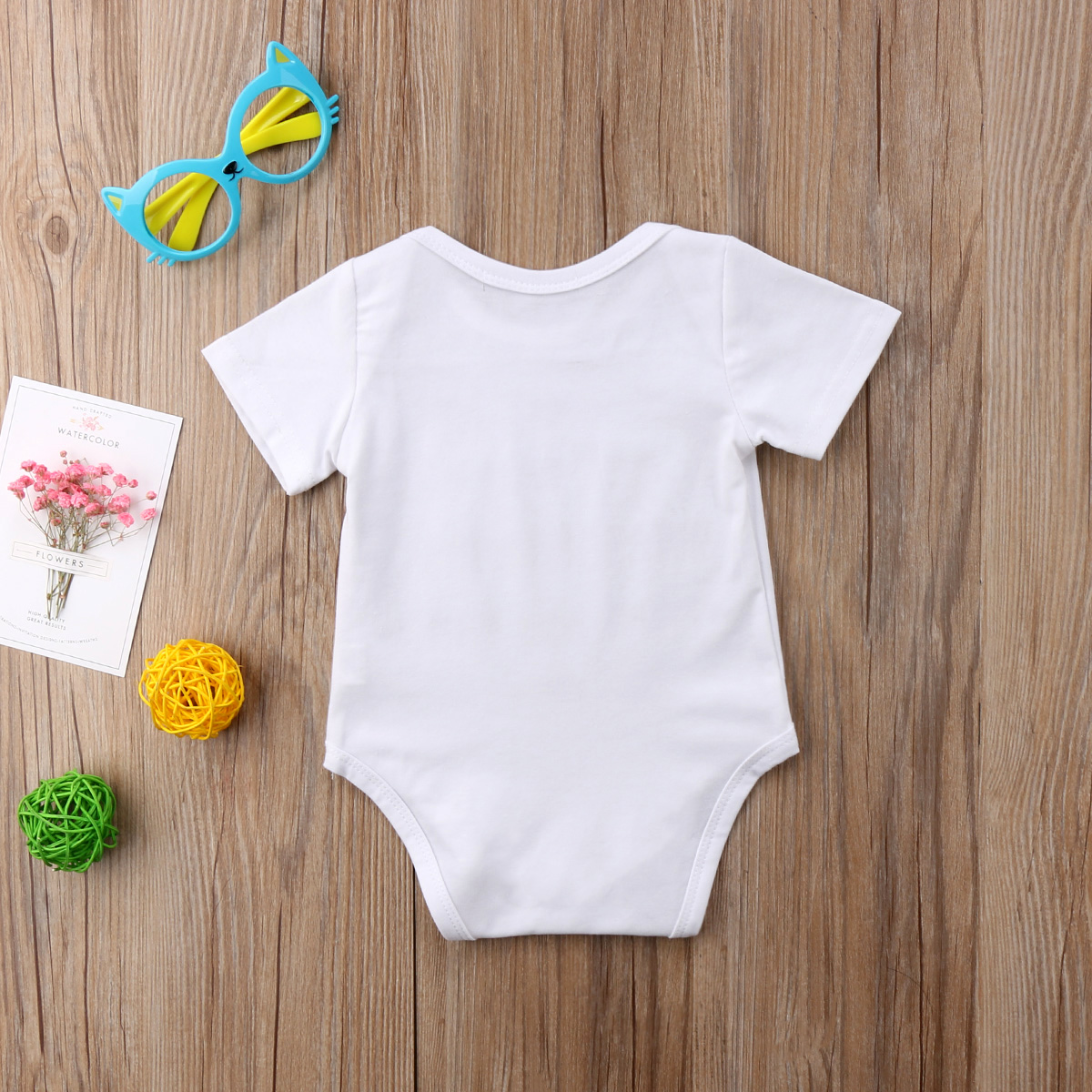 summer baby girl boy sleeveless letter print white bodysuit jumpsuit clothes