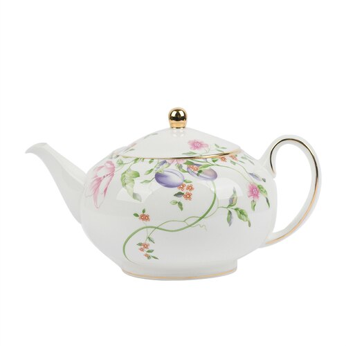 Nordic Stijl Koninklijke Thee Cup Schotel Wit Kleine Porseleinen Koffie Cup Set Theepot Luxe Drinkware Thee Kopjes En Schotel Sets tazas
