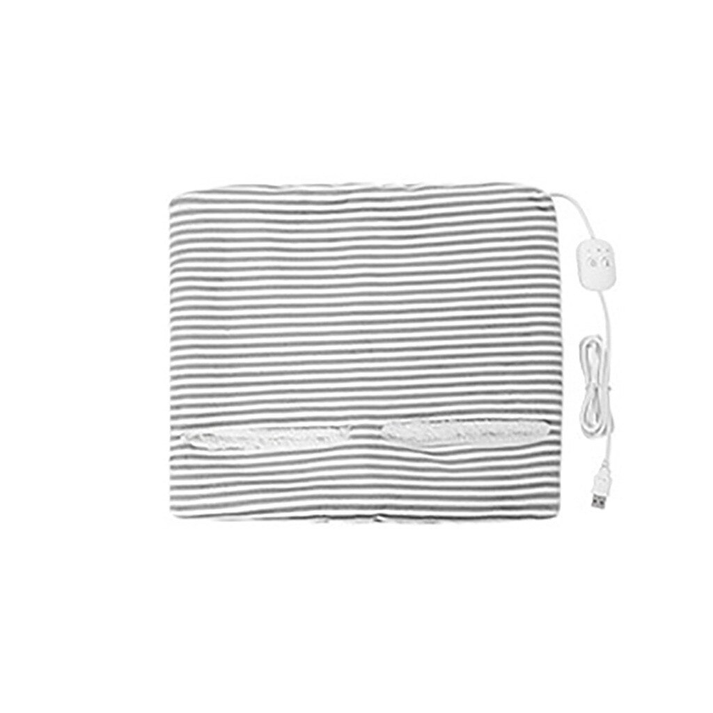 Calentadores eléctricos de pie calentado, almohadilla de calor para pies USB con tecnología de calentamiento rápido, almohadilla de calefacción más cálida con 3 Ajustes de temperatura: GY