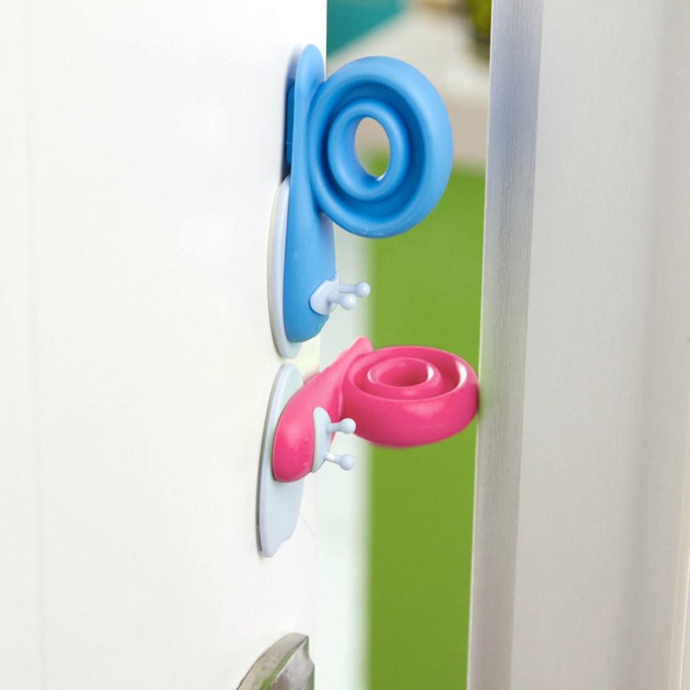 3 stk baby dørstopper sikkerhed sød tegneserie snegl dørholder ikke giftig miljøfingerskærm beskytter udgangskort dørklemme