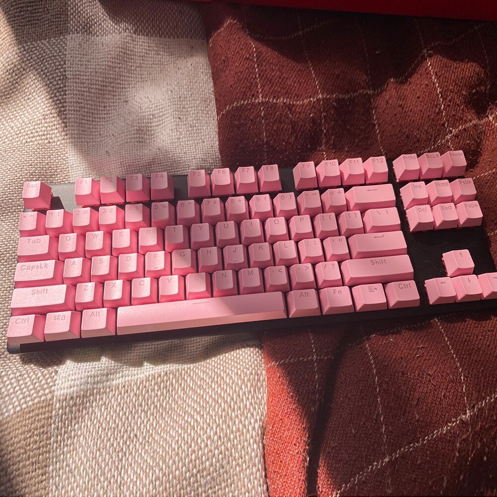Capuchons de touches de clavier vierge pour clavier mécanique Cherry MX, ABS, 104, double, barre d&#39;espace, interrupteurs