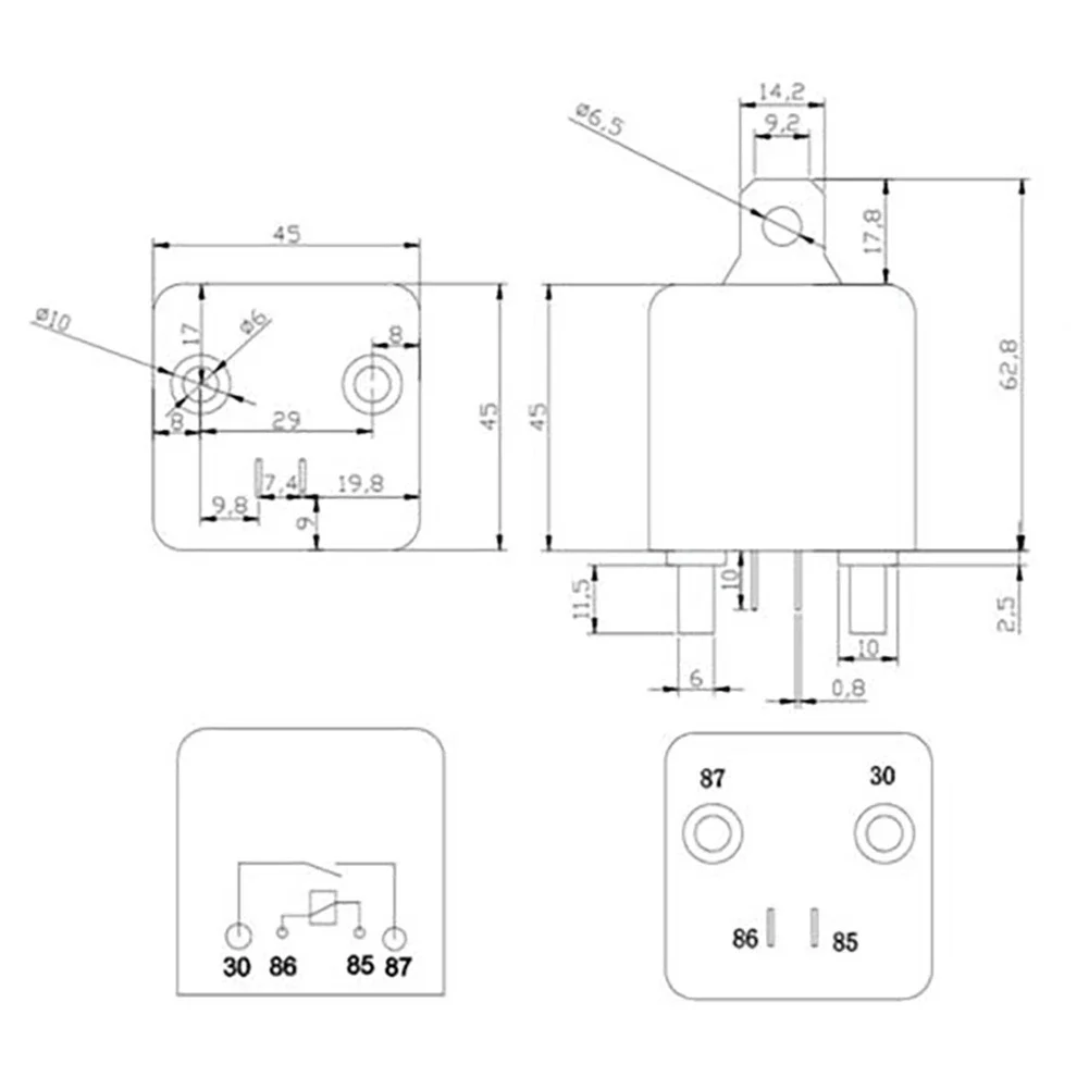 4Stift 200A 24V Dual Batterie Isolator Relais Anfang Ein/Aus Auto Batterie Separator Koppler Netzschalter Trennrelais WM686 M6