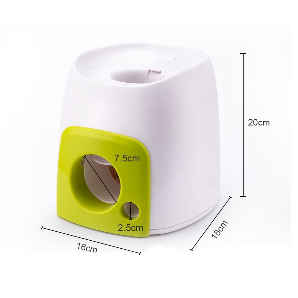 Double-hole Dog Tennis Food Reward Machine Pet Toy Dog Interactive Training Smart Feeder Tennis Leaker Balls Plastic