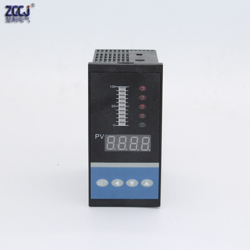 0-10V DC input water liquid level pressure controller with 4 ways alarm and DC24V Feed voltage output water liquid level meter