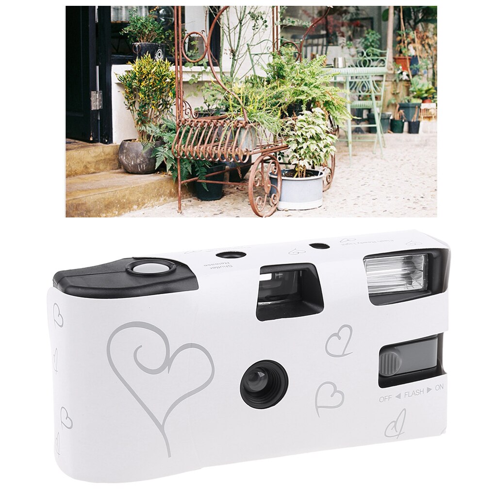 36 Photos Disposable Film Camera Flash Power Single Use Once Take Pictures Tool