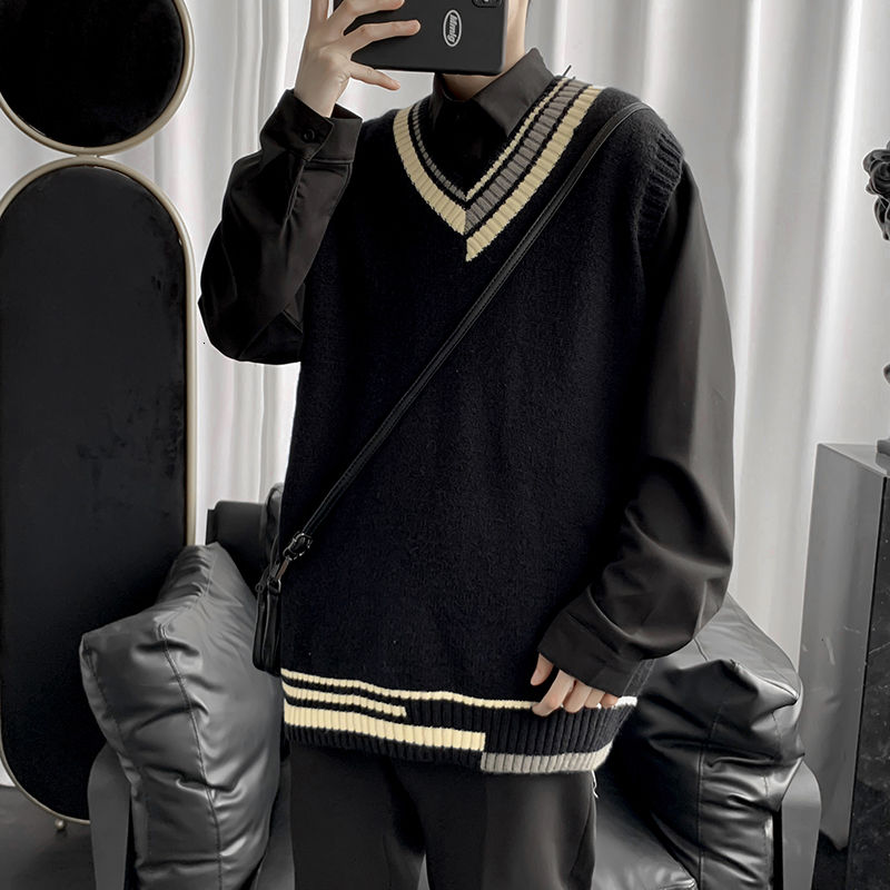 Ropa de calle para hombre, suéter sin mangas Tipo – Grandado