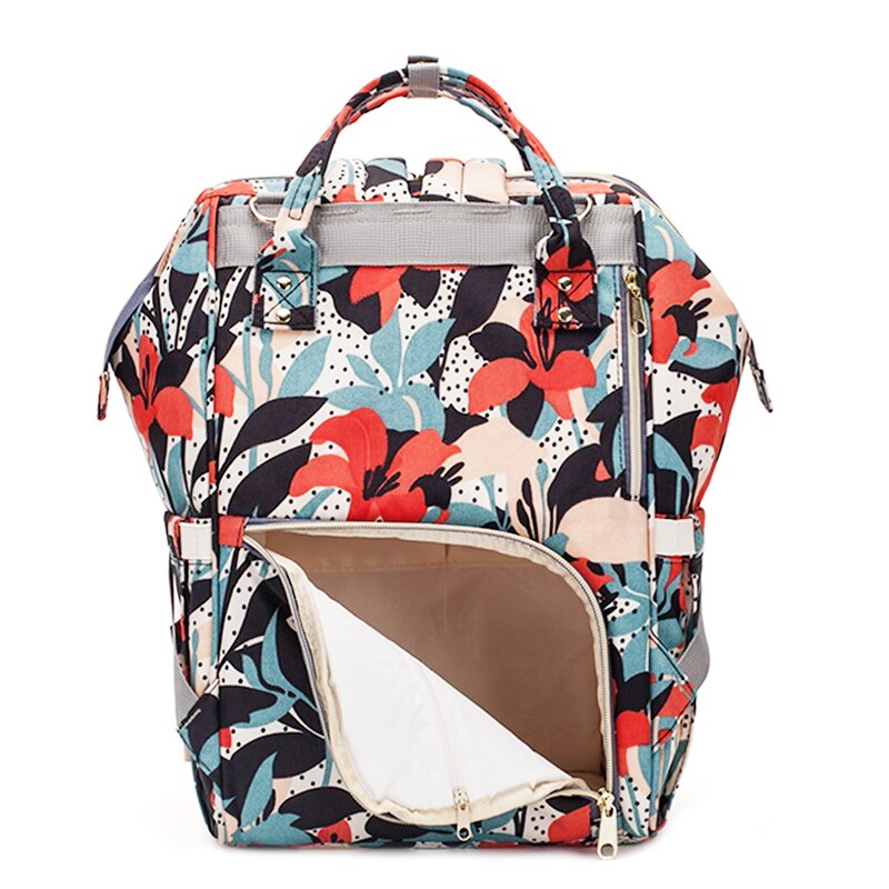 Lequeen Baby Diaper Bag Backpack Baby Organizer Bags for Mom with Hooks Large Stroller Bag for Mommy Baby Changing Mummy Bag