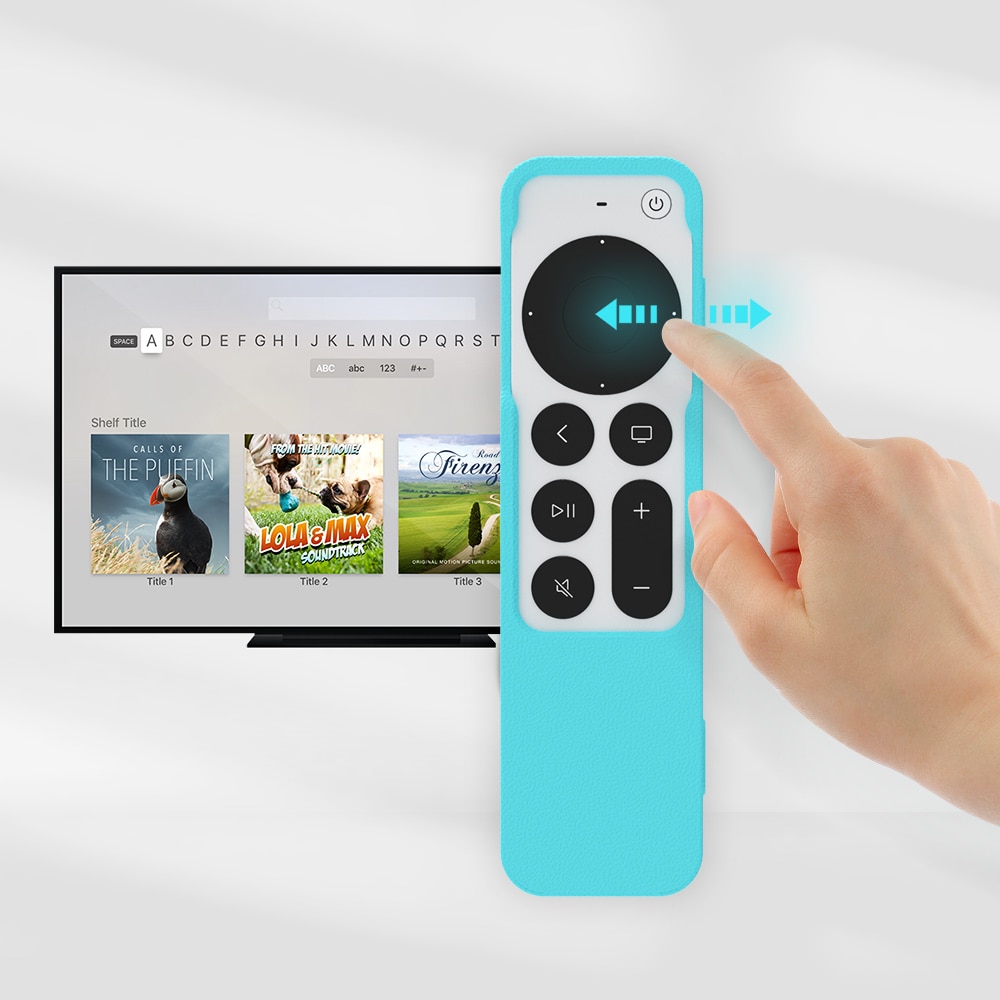 Sikai Siliconen Beschermende Afstandsbediening Covers Voor Apple Tv 4K Voor Apple Tv Siri Remote 2nd Generatie Voor airtag Case