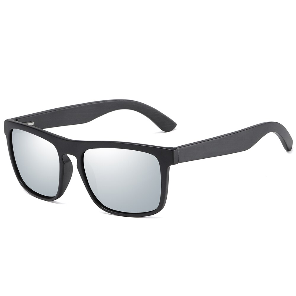 Gafas de sol de madera para hombres y mujeres Con montura negra Vintage cuadrada GM gafas de sol polarizadas Retro oculos