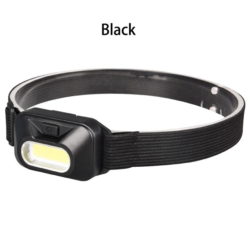 Mini COB LED faro hoofdlampara faro linterna frontal para Camping al aire libre pesca cabeza lámpara linterna AAA