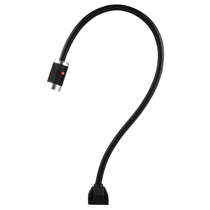 Led maskine arbejdslampe med 80cm/100cm/120cm lang svanehals 220v 9w led belysningsværktøj til industriel maskine cnc drejebænk værksted