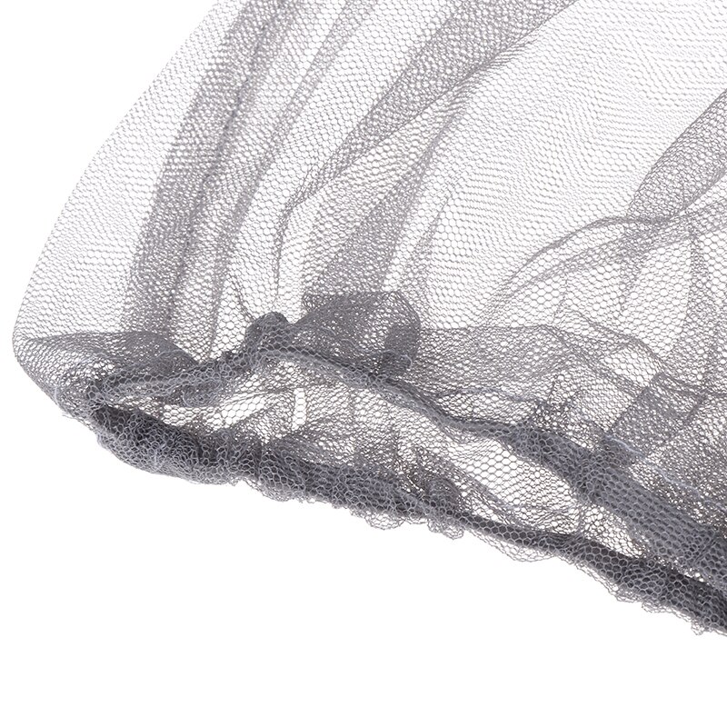 Tissu 45*45cm Midge moustique insecte chapeau Bug maille tête Net protecteur de visage