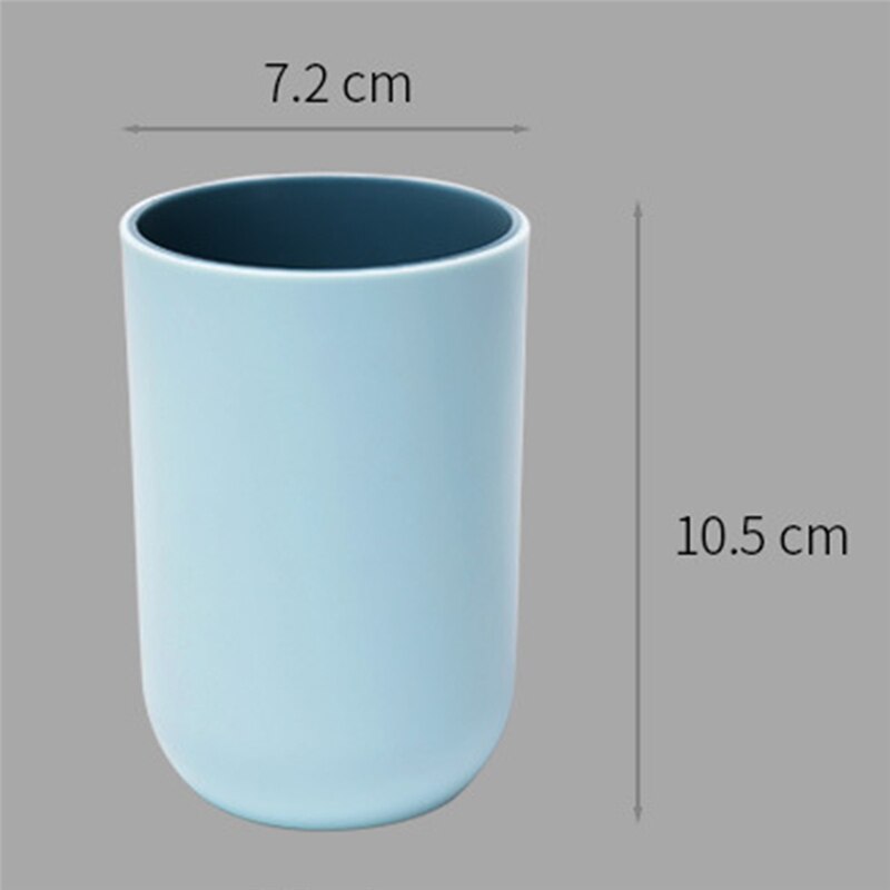 Eenvoudige Nordic Stijl Huishouden Twee-Kleur Tandenborstel Beker Badkamer Mondwater Cup Reizen Draagbare Washcup