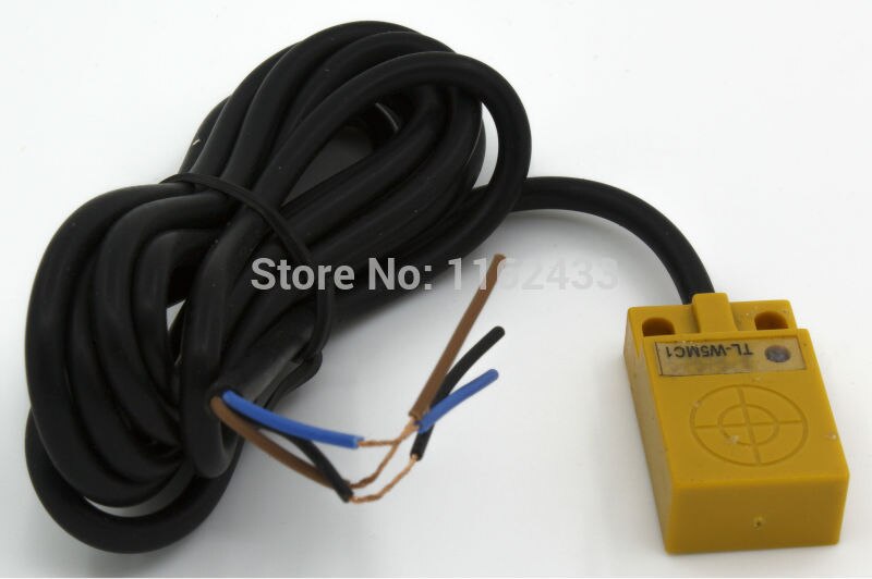 30x18x10 5mm sensing NPN NO TL-W5MC1 NC TL-W5MC2 PNP NO TL-W5MF1 NC TL-W5MF1 flat shape inductive proximity sensor switch TL-W5M