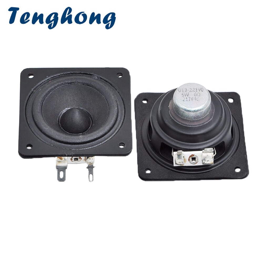 Tenghong 2 stks 2 inch Full Range Luidsprekers 4 8 Ohm 10 w Draagbare Audio Luidspreker Voor Home Theater stereo Boekenplank Luidspreker
