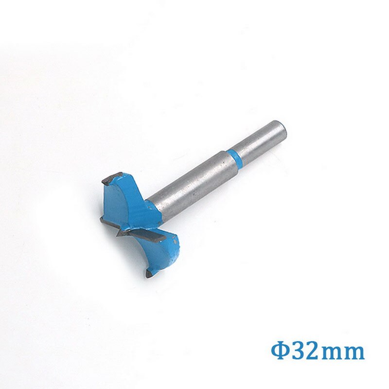 Woodworking Hole Alloy Knife Blade Hinge Door Lock Hole Drill Bit with Round Shank for Drilling Cutting Wood: 32MM
