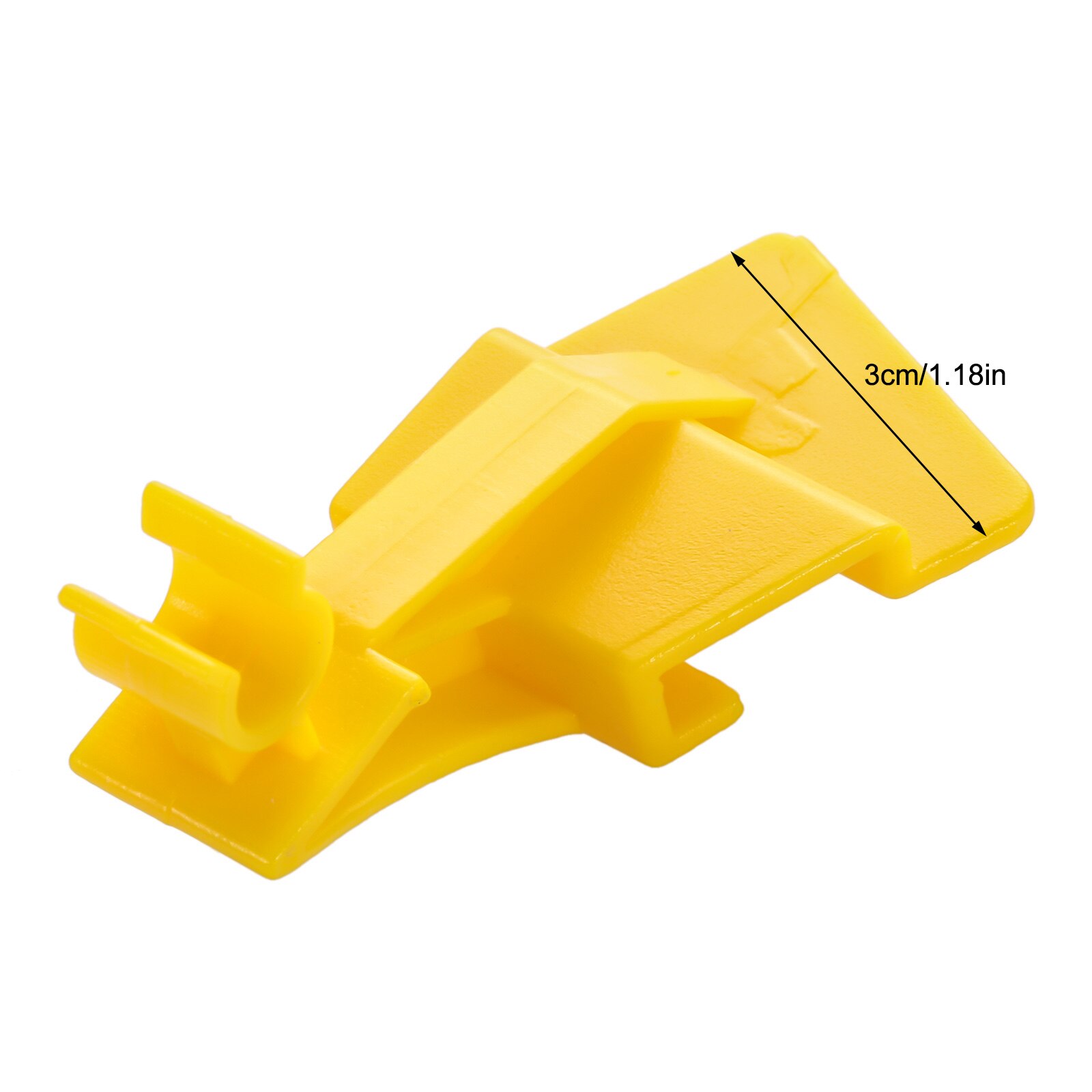 Clips de fixation de capot en plastique, 1 pièce, Clip de retenue de fixation de voiture adapté à Ford/Fiesta Transit b-max jaune
