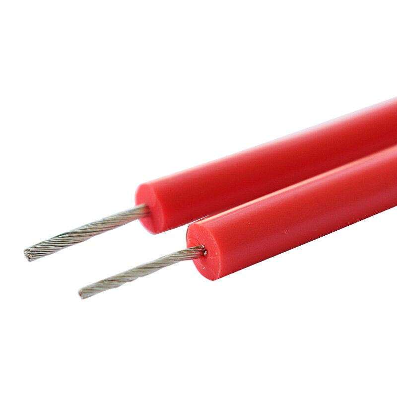 DC High Voltage Wire Soft Silicone Cable 5KV 10KV 15KV 20KV 20/18/17/15/13AWG 1Meter Heat Resistance And Breakdown Resistanc