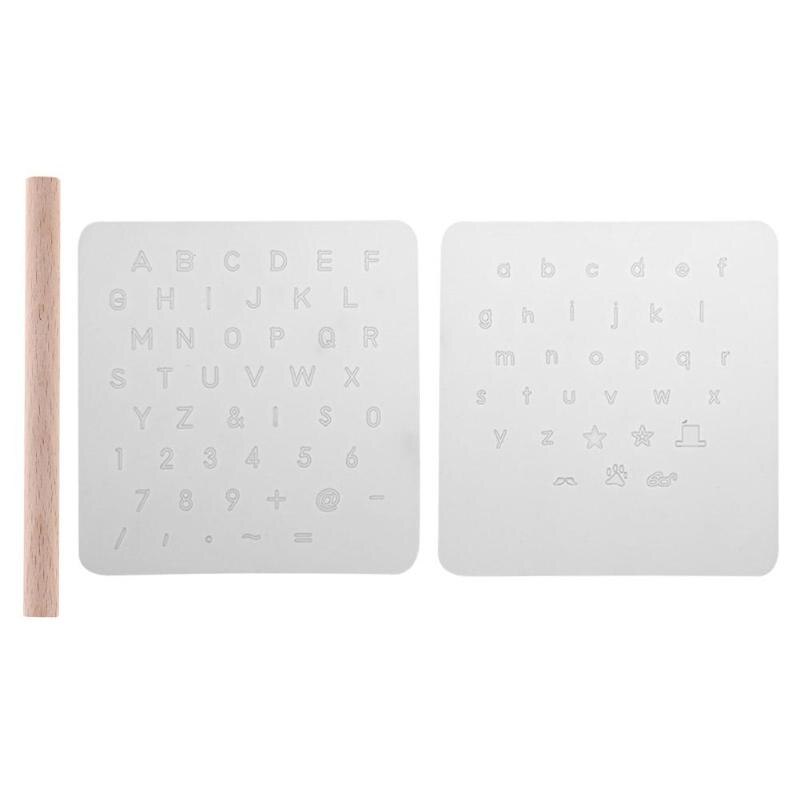 Diy Leer Ponsen Alfabet Getallen Lederen Stempelen Punch Brief Nummer Stamper Set Voor Leathercraft Plastic Lederen Tool