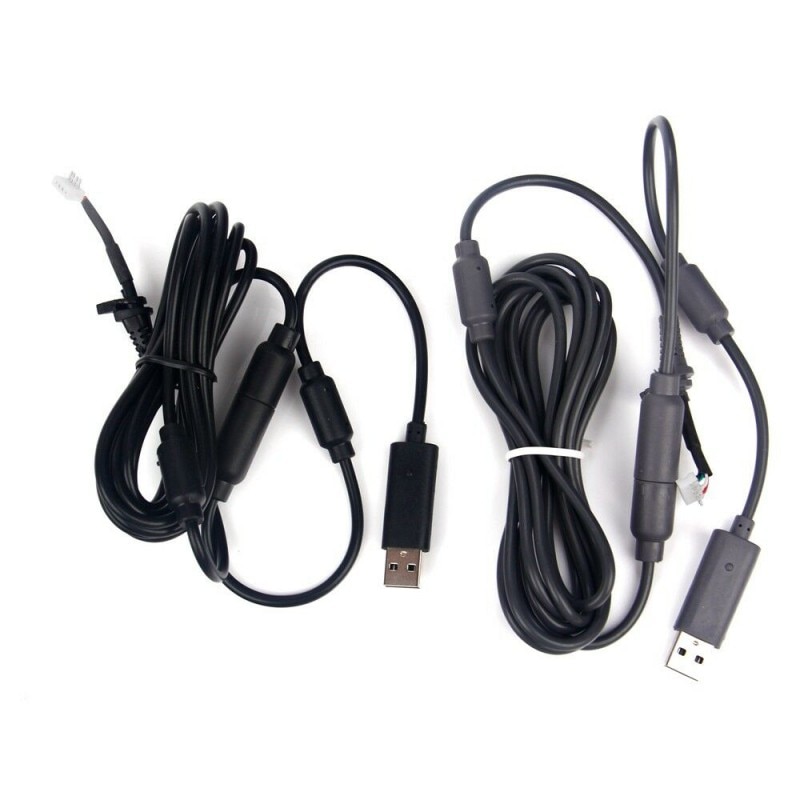 Voor Usb 4Pin Voor Line Cord Kabel + Breakaway Adapter Voor Xbox 360 Bedrade Controller Kk Games Kabels & Accessoires