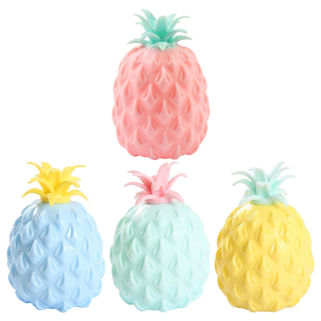 Silicone Pineapple Fidget Toys Squeeze Sensory Decompreossion Toy