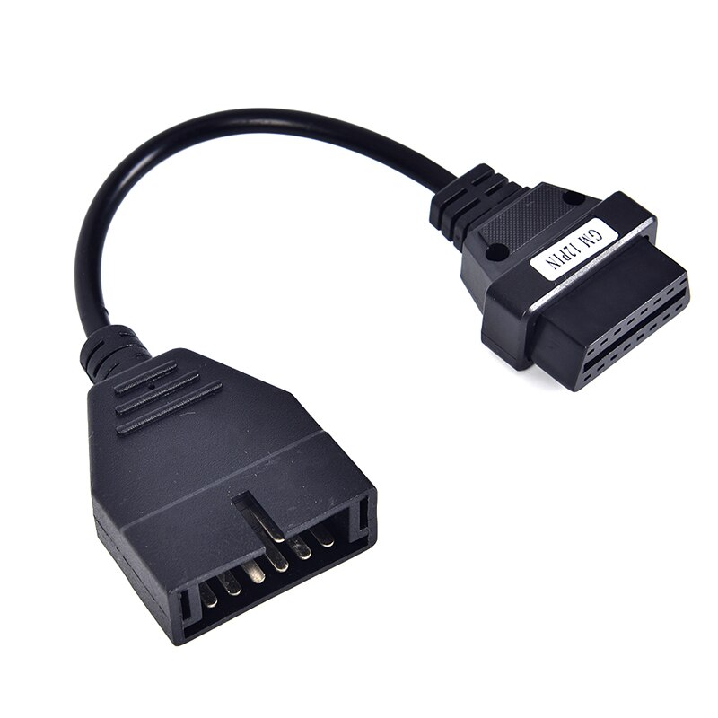 OBDII OBD 2 Connector Adapter For GM 12 Pin GM12 To 16 Pin Auto Diagnostic Cable For GM Vehicles Autoscanner Adapter