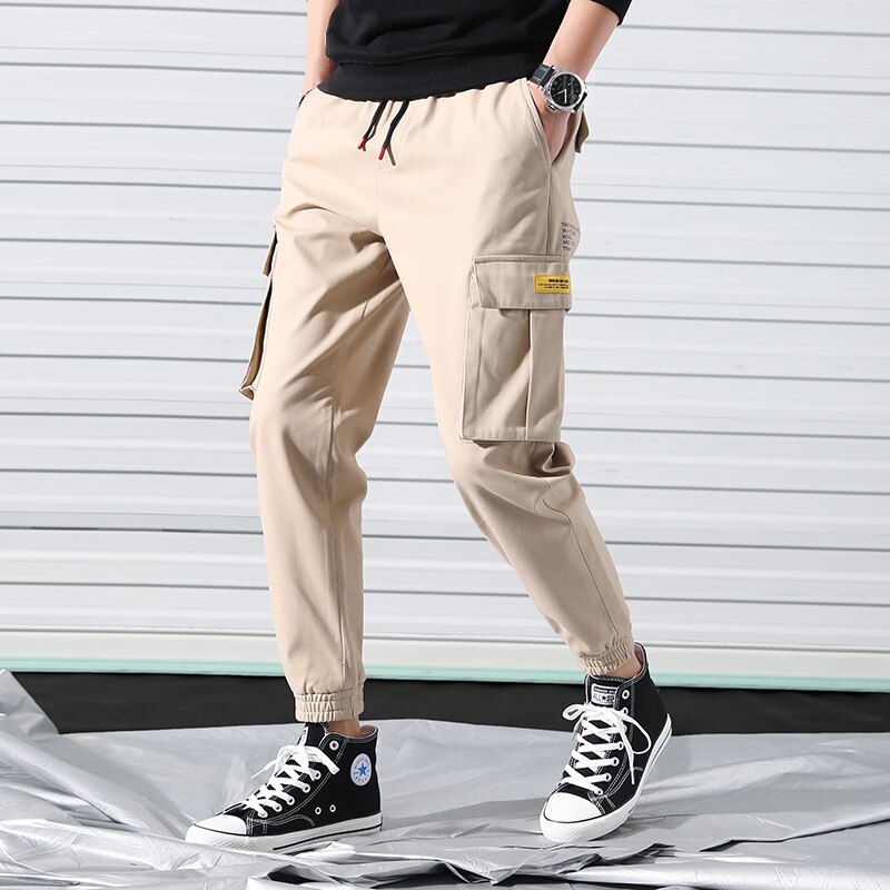 Singleroad joggers mænd cargo bukser harem hip hop multi-pocket bukser mænd streetwear sweatpants casual bukser mand