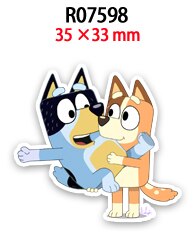 Bluey Australia Cartoon Planar Resins For Bow Hair Handamde Earring Decor Material 30pcs/lot R0759 R0760 R0761: R07598