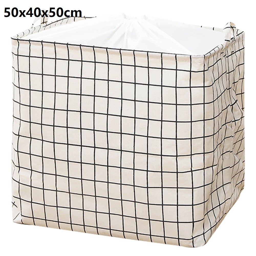 Double tissu EVA vêtements sales panier à linge pliable panier à linge avec poignées carré bac de rangement seau pour la maison jouets 1 pièces