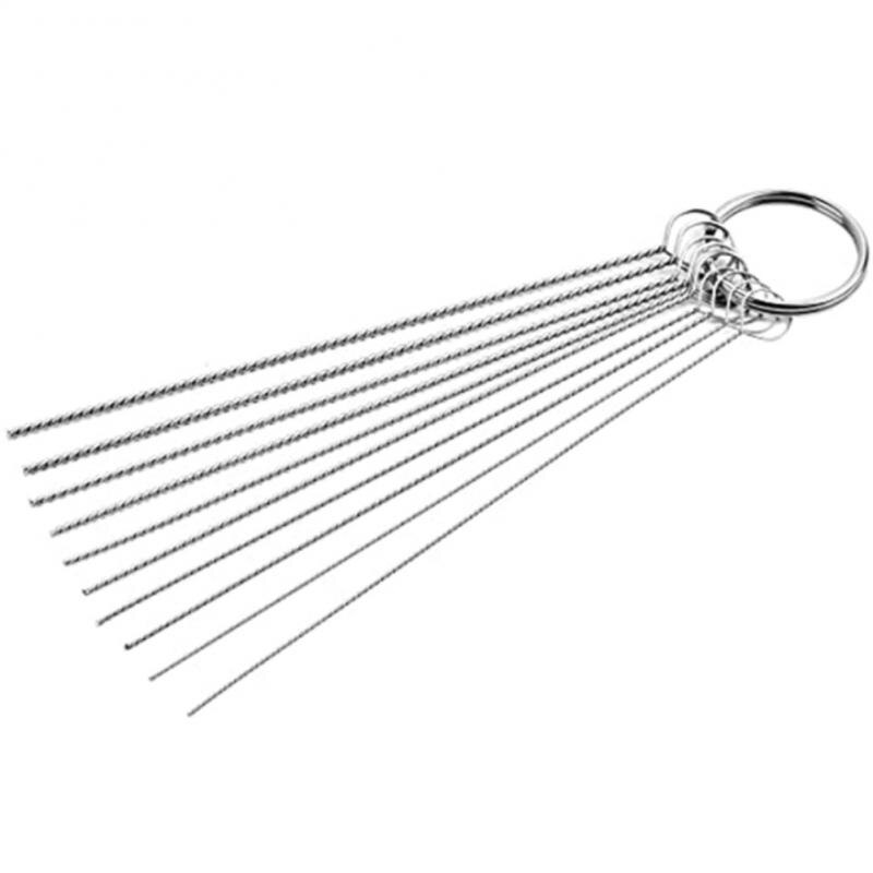 Car Motorcycle Carburetor Cleaning Kit Carburetor Carbon Dirt Jet Remove Cleaning Needles Brushes Cleaner Tools Fit For ATV: Needles