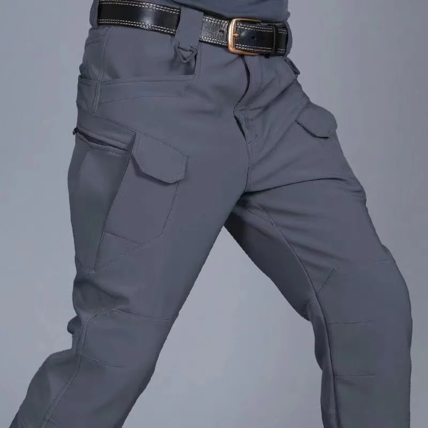 Pantalones tácticos elásticos de secado rápido para hombre para escalada, senderismo, Camping, pesca y caza
