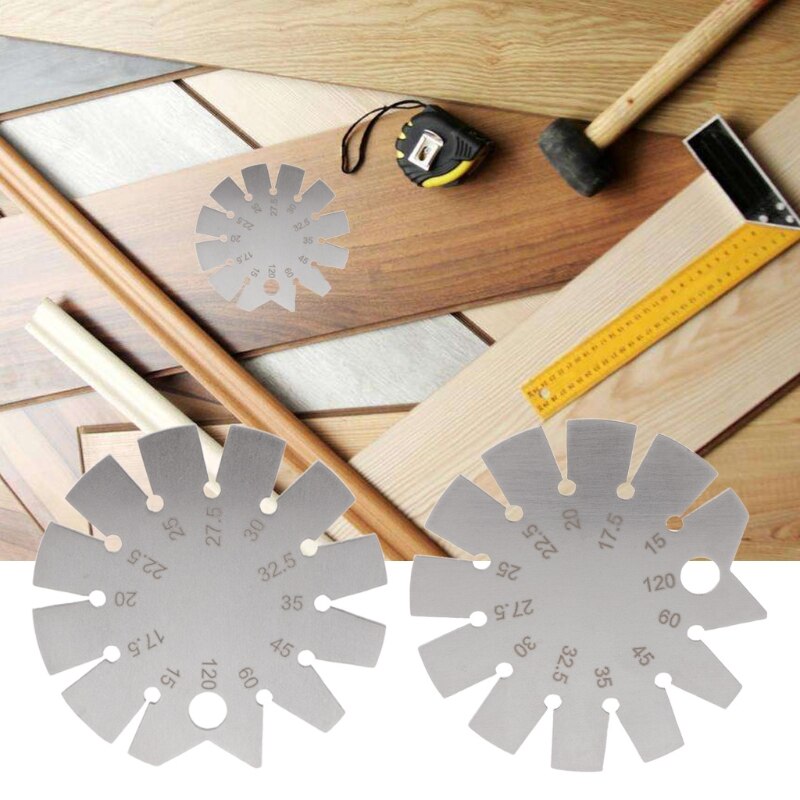 Stainless Steel Bevel Gauge Angle Protractor Range 15°-120° Gage Tools 28TC